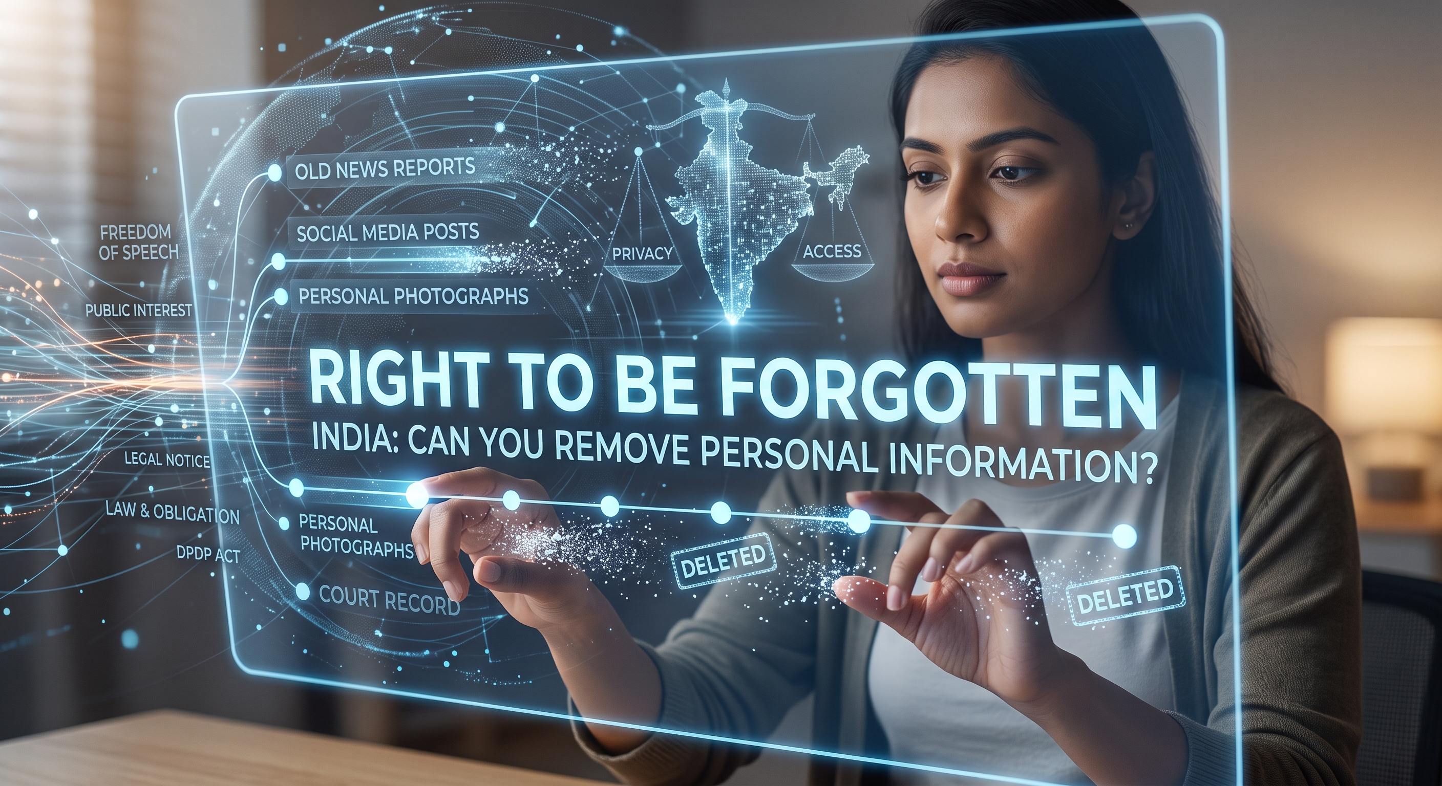 Right to Be Forgotten in India: Can You Remove Personal Information from the Internet?
